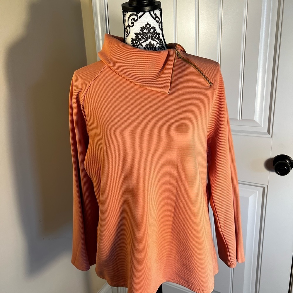 Marc New York Orange Tunic Top